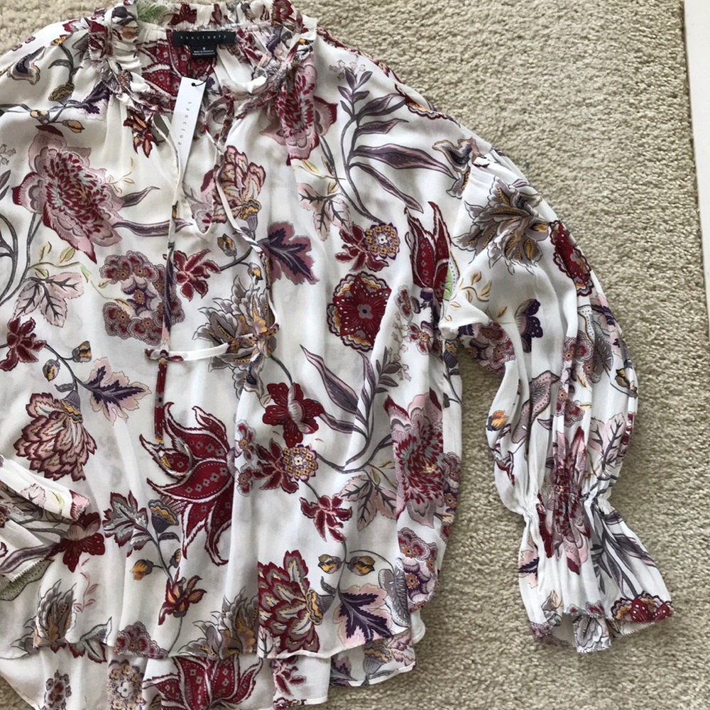 Sanctuary Smocked Blouse in Prairie Days - Picture 3 of 8